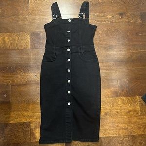 Zara Black Jean Dress